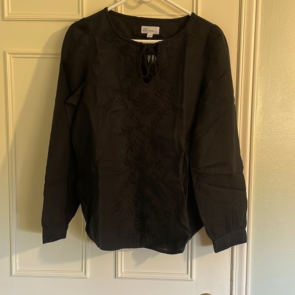 Never worn, black, puff sleeved top - Picture 1 of 2